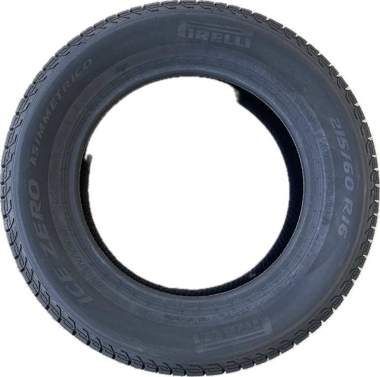 保管袋付 送料無料 新品 2本 (000847) 2022年製　PIRELLI　ICE ZERO ASIMMETRICO　215/60R16 99H XL　スタッドレスタイヤ_画像3