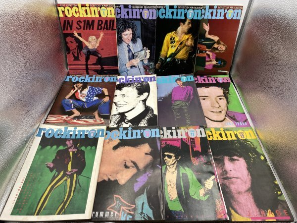 【音楽情報誌】ロッキング・オン rockin’on 1980 1-12月 一年分 + 1978/1979/1981/1982 不揃い ジミーペイジ/マッカートニーの画像2