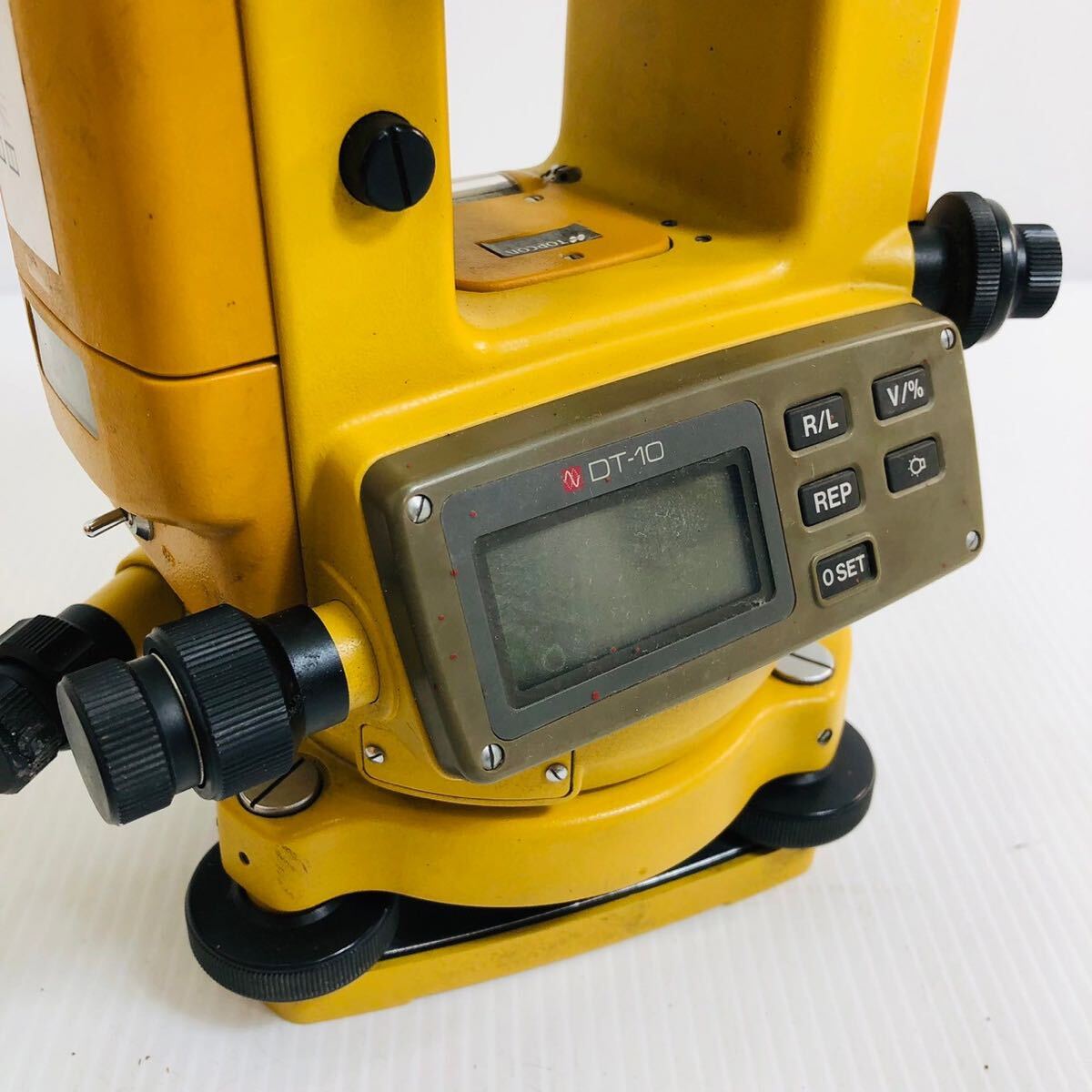 ★☆TOPCON トプコン DT-20 デジタルセオドライト 測量 測定 土木 建築 道具 現状品 ロ☆★の画像2