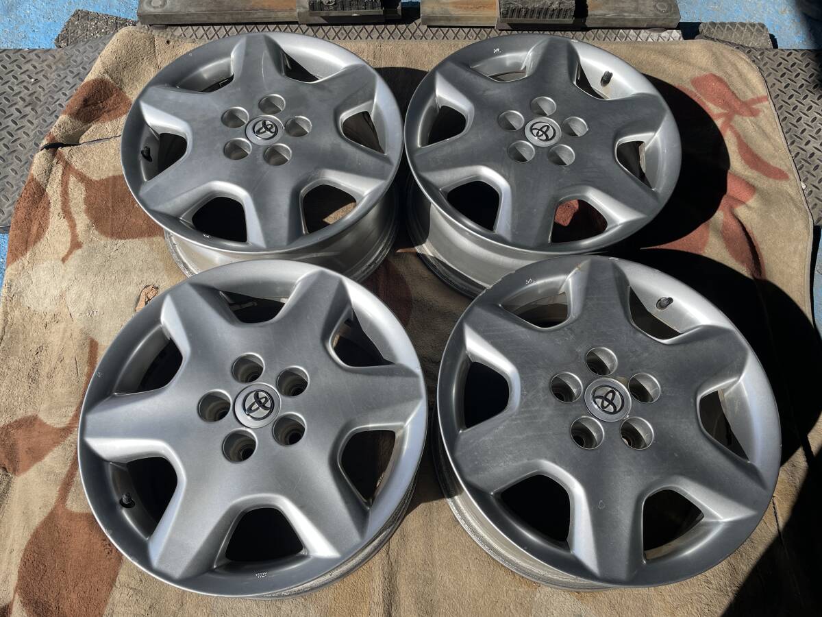 0037　TOYOTA純正　30セルシオ　17X7.5J　SET45　5H/114.3　ハブ径60　4本_画像1