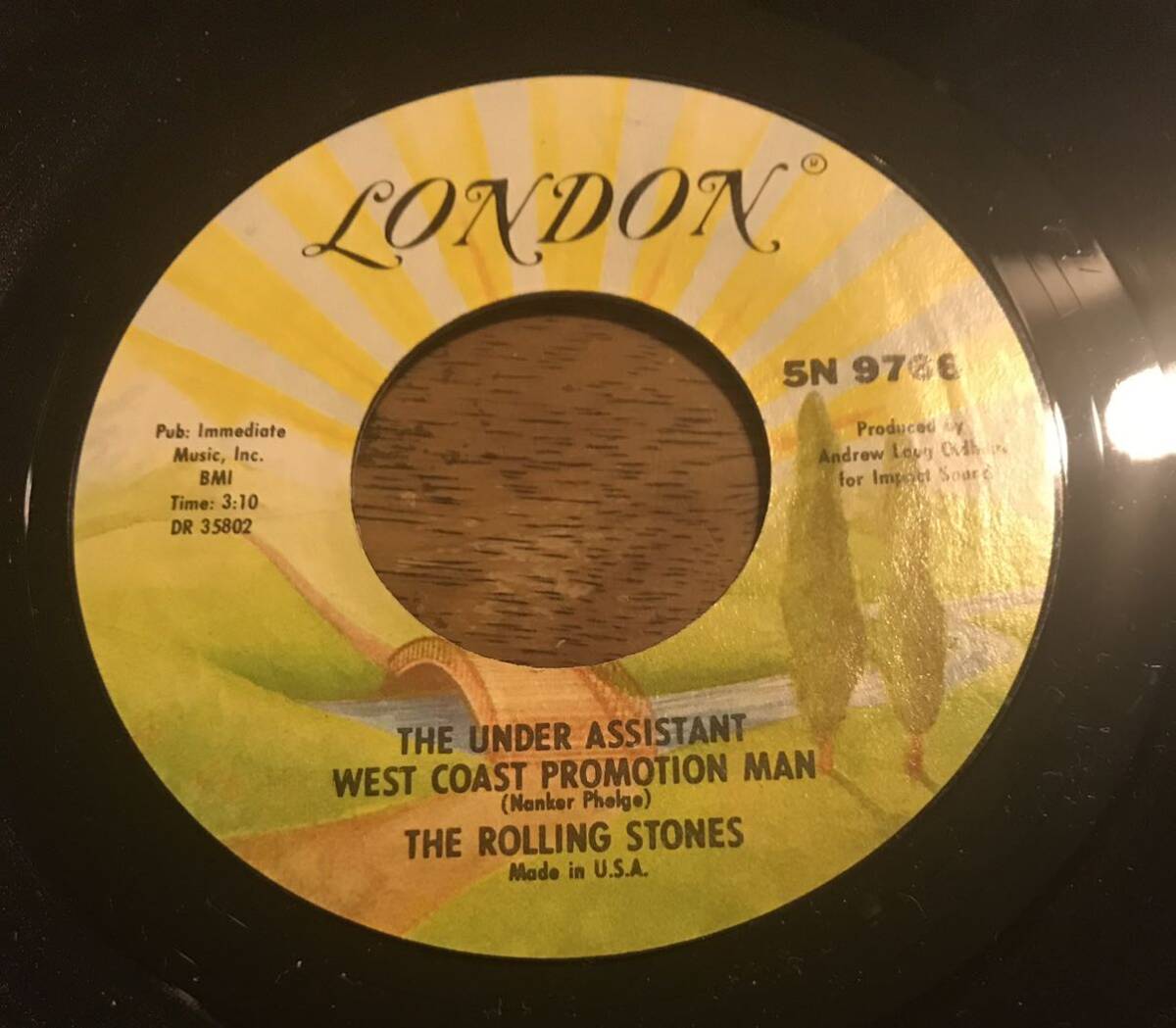 USorg Import■THE ROLLING STONES ■(I Can’t Get No) Satisfaction /w The Under Assistant West Coast Promotion Man ■7” / 7inch Si_画像6