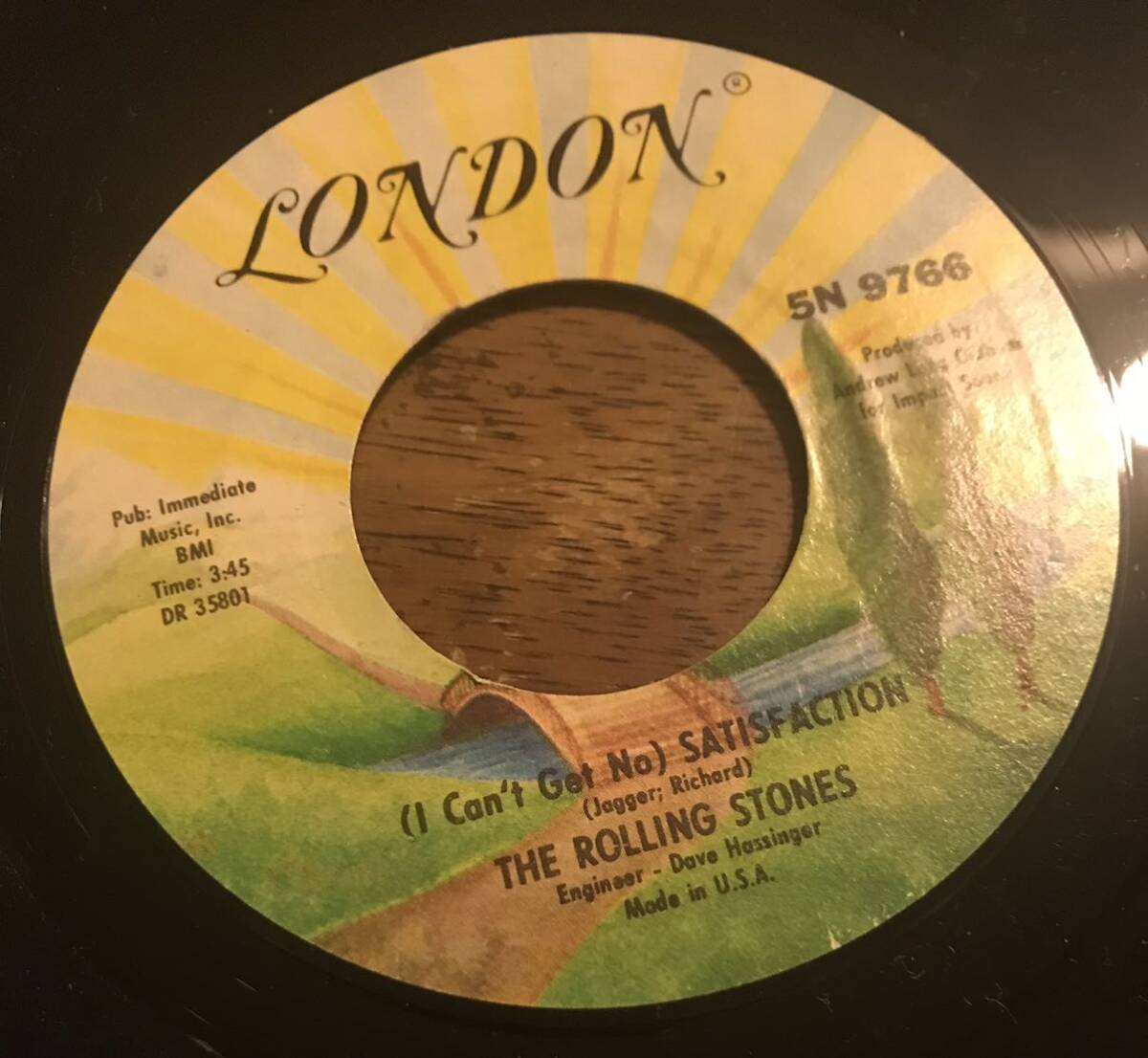 USorg Import■THE ROLLING STONES ■(I Can’t Get No) Satisfaction /w The Under Assistant West Coast Promotion Man ■7” / 7inch Si_画像4