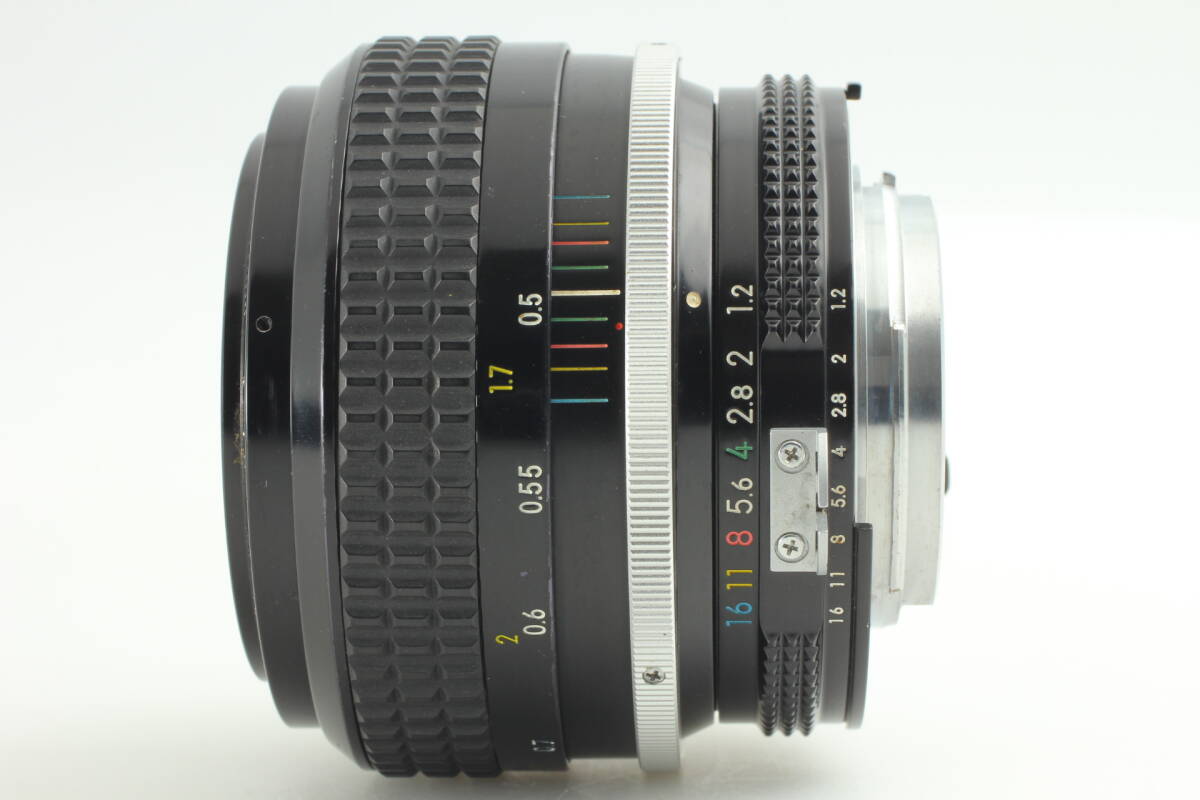 ニコン Nikon Ai NIKKOR 55mm F1.2 MF フィルムカメラレンズ No.3028_画像5