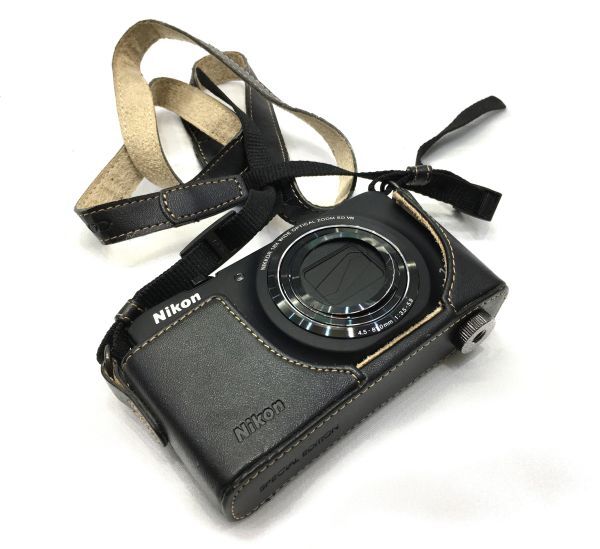 ◆デジタルカメラ◆難あり ニコン Nikon COOLPIX S9300 ブラック 専用カメラカバー付 元箱 充電器無 現状品 中古品_画像10