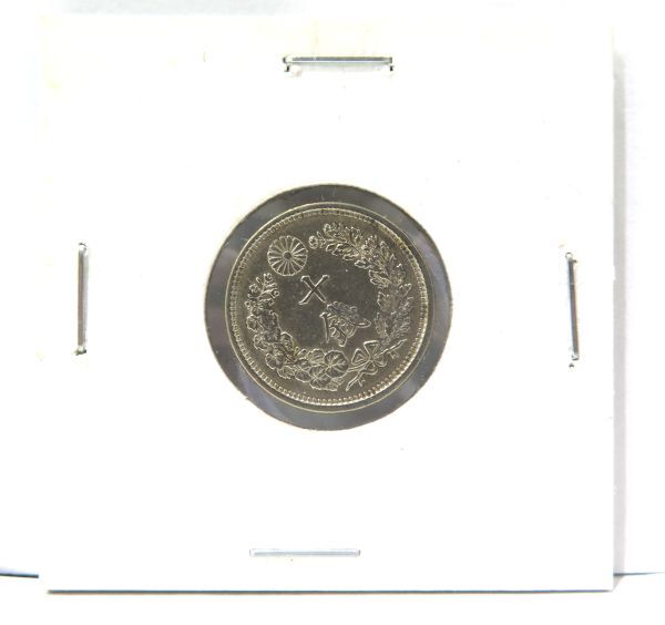 1 jpy ~*N* old coin * modern times money kind * Meiji 37 year dragon 10 sen silver coin cardboard attaching amount eyes approximately 2.66g diameter approximately 18.2mm details unknown long-term keeping goods 