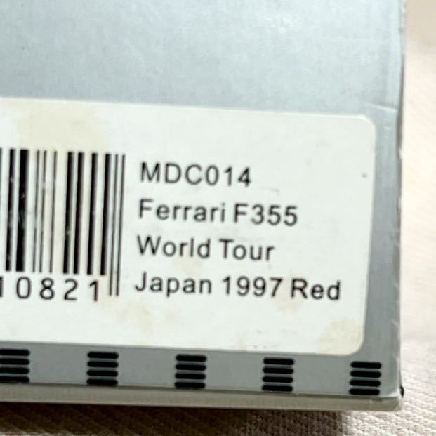 model-car.com ixo イクソ1/43 MDC014 フェラーリ Ferrari F355 World Tour Japan 1997 Red レッド Limited Edition_画像5