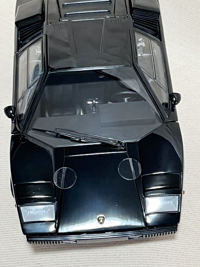 京商 KYOSHO 1/18 ランボルギーニ カウンタック LAMBORGHINI COUNTACH LP400 Black No.08321BK H880_画像2