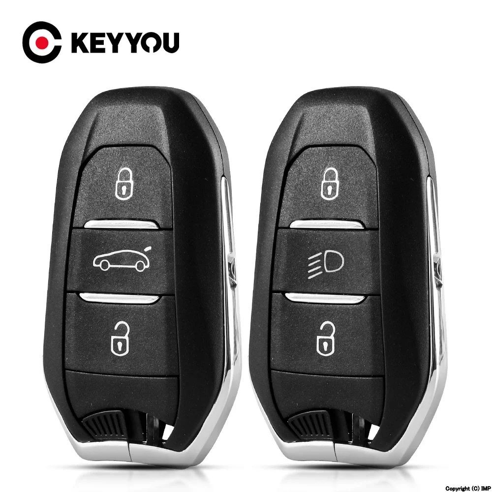 Keyyou- ключ ракушка Smart карта Peugeot 308 408 508 2008 3008 4008 5008 Cityroen c4 c5 x7 c4l c6 C3-XR ds4 ds5 ds60