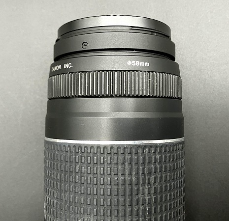 1スタ～ キャノン Canon ZOOM LENS EF 75-300mm 1:4-5.6 ULTRASONIC 一眼カメラ用 レンズ 動作未確認 現状品の画像6