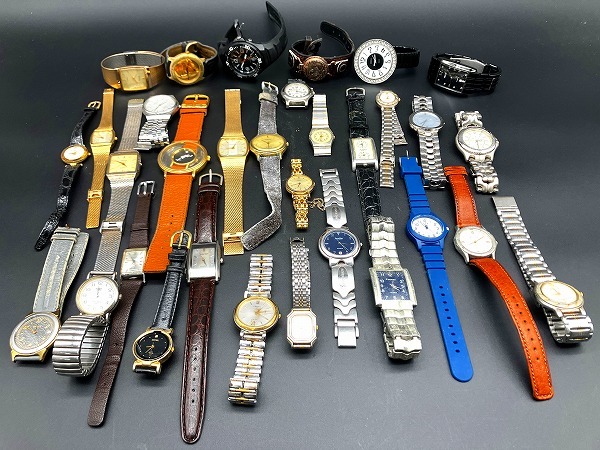 □１スタ～【腕時計まとめて】腕時計32点　オメガ/OMEGA セイコー/SEIKO RENOMA/レノマ BALLY/バリー 等 ジャンク現状品 □_画像1