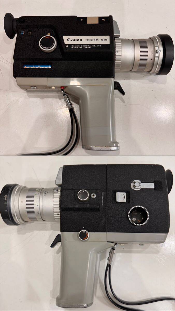 ★ Canon キャノン Single-8 518 フィルムカメラ CANON ZOOM LENS C-8 9.5-47.5mm 1:1.8 ケース付き 動作未確認 ジャンク出品 0225A_画像2