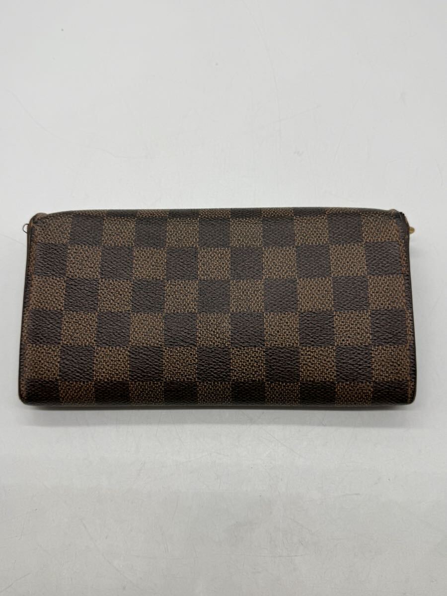 ★ LOUIS VUITTON / ルイヴィトン ダミエ ポルトフォイユサラ CA4067 財布 長財布 ブランド 中古品 0321Aの画像2