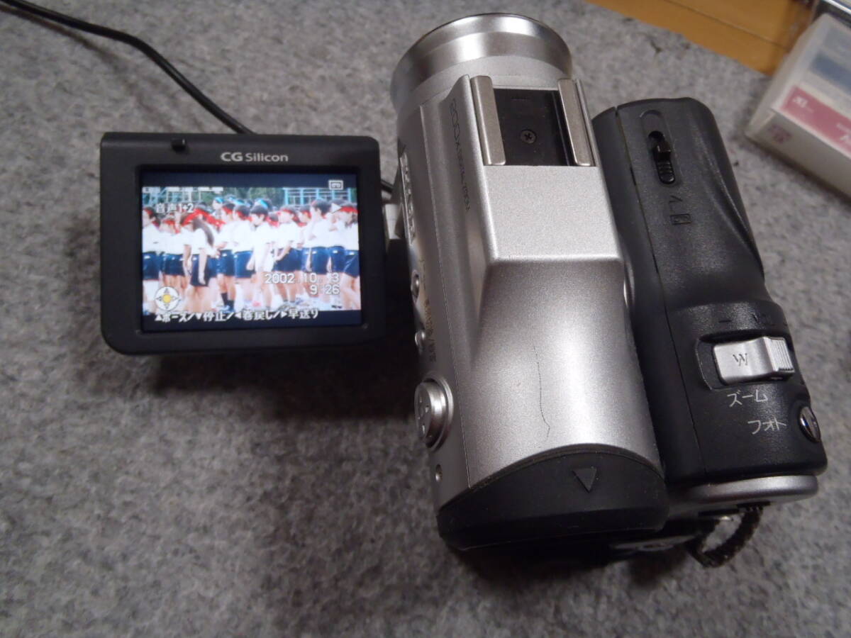 再生OK シャープ SHARP VL-Z900 MiniDVビデオカメラACアダプター付属 動作確認済み_画像2