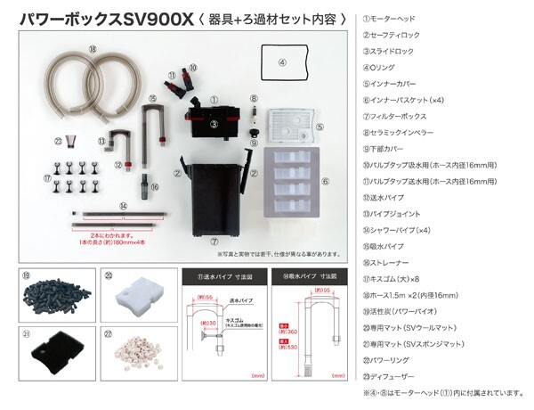 コトブキ　パワーボックス　ＳＶ９００Ｘ　熱帯魚・アクアリウム/フィルター・エアレーション器具/フィルター_画像4