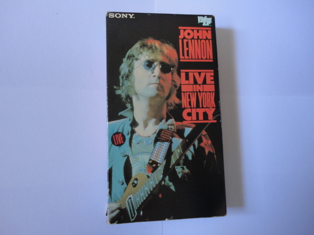 VHS 　「 JOHN LENNON Live in NEW YORK City 」_画像1