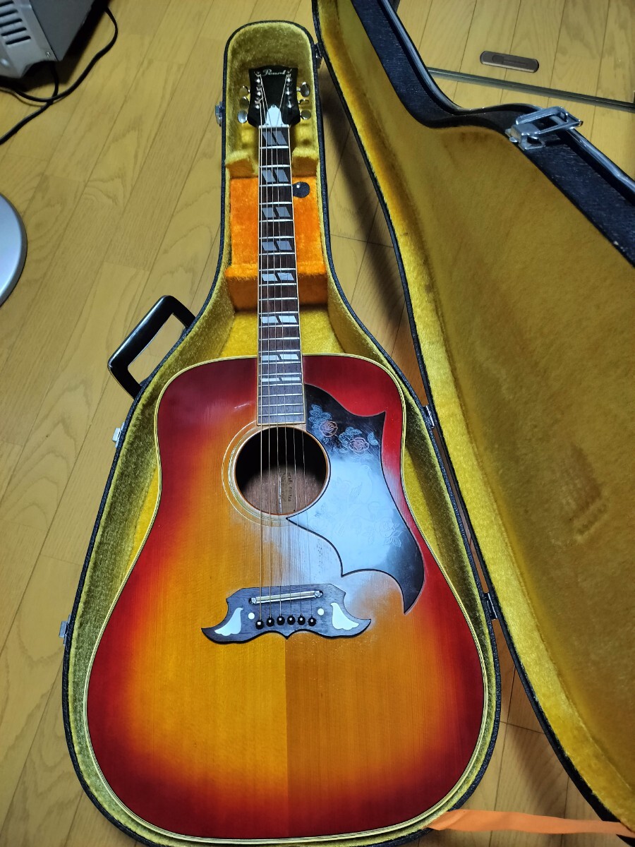 pearl　パール　ギター　ハミングバードアコースティックギター林楽器　ハードケース付き　送料無料