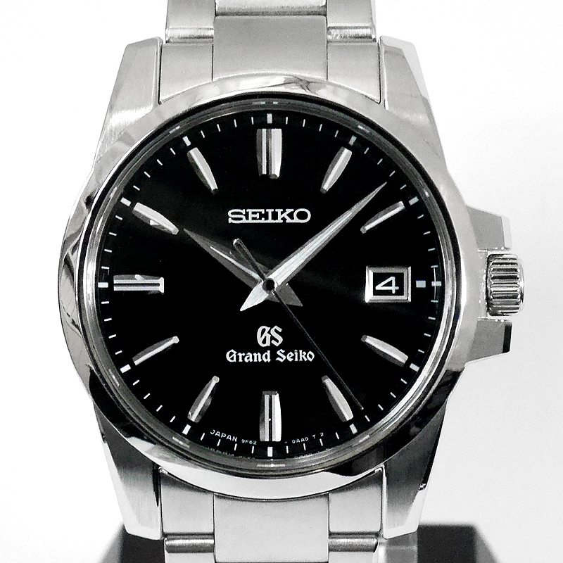 【生産終了モデル】GRAND SEIKO グランドセイコー ヘリテージコレクション SBGX055 9F62-0AA1 黒文字盤 デイト ブラック クォーツ 腕時計の画像3