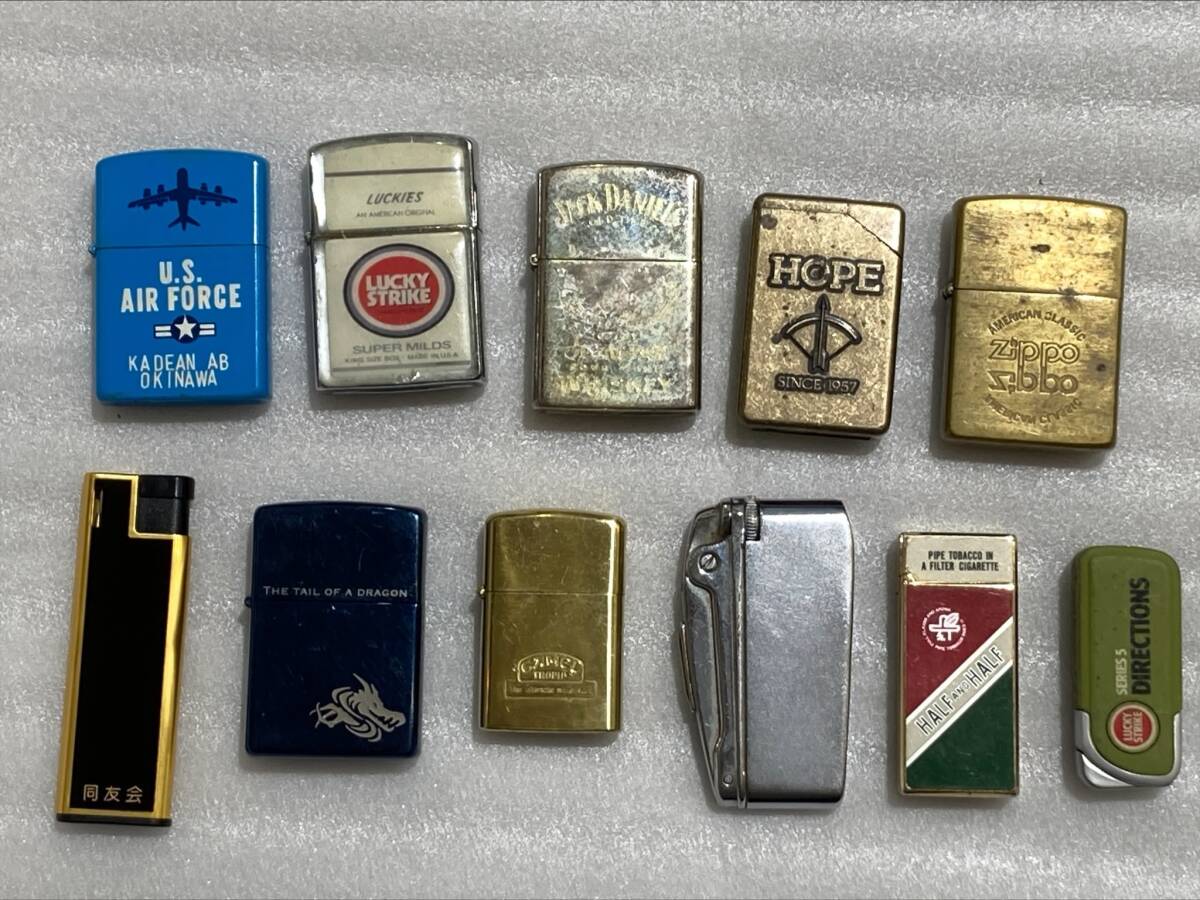 ZIPPO ジッポー ライタ- 着火未確認 ジャンク まとめ_画像2