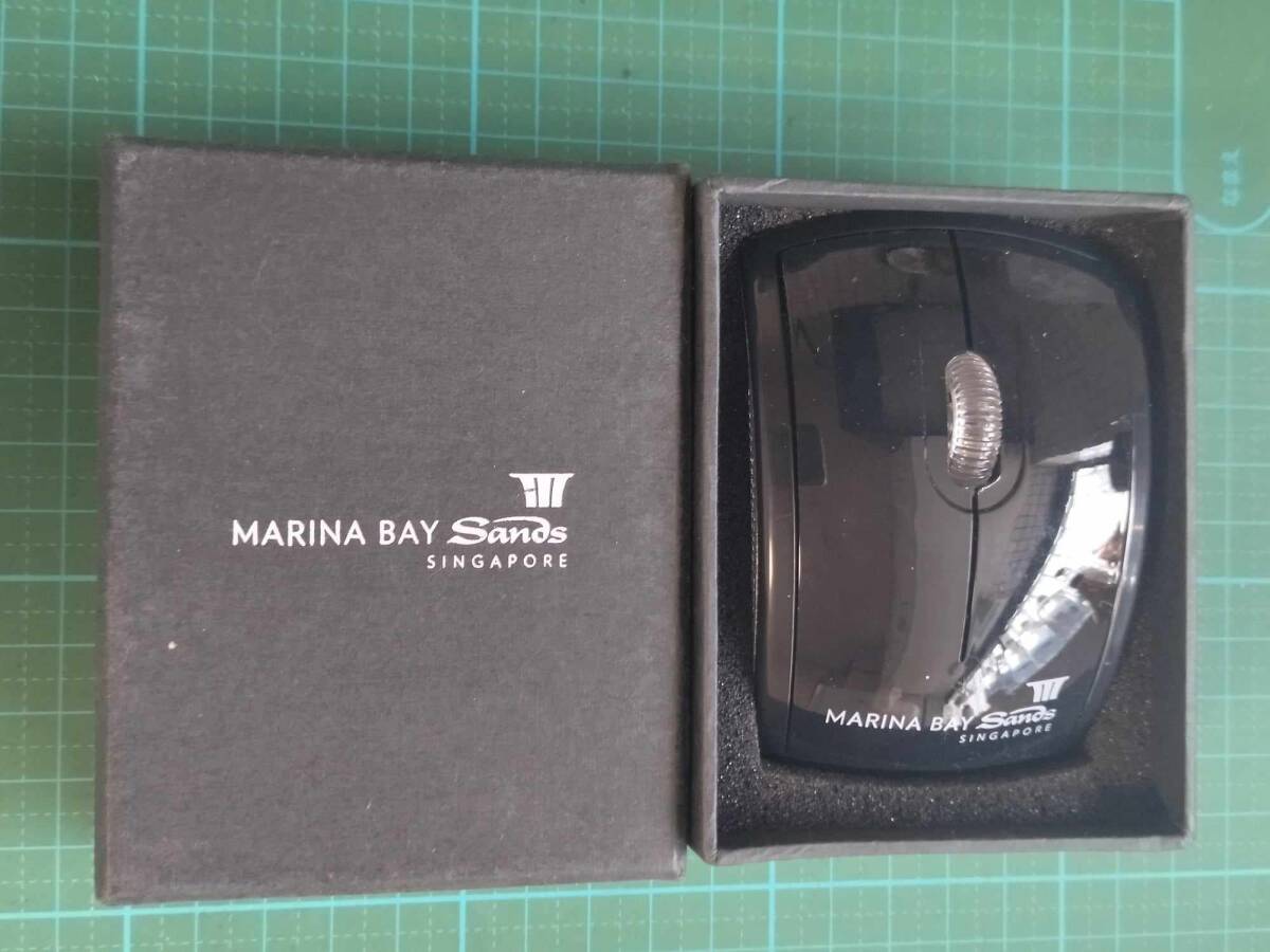 限定 シンガポール マリーナベイ・サンズ ホテル 折りたたみ ワイヤレス マウス SINGAPORE MARINA BAY Sands WIRELSS OPTICAL MOUSE