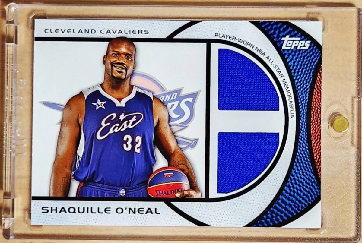 2009 -10 Topps SHAQUIILE O'NEAL All-Star Dual Relic Jersey / シャキール オニール _画像4