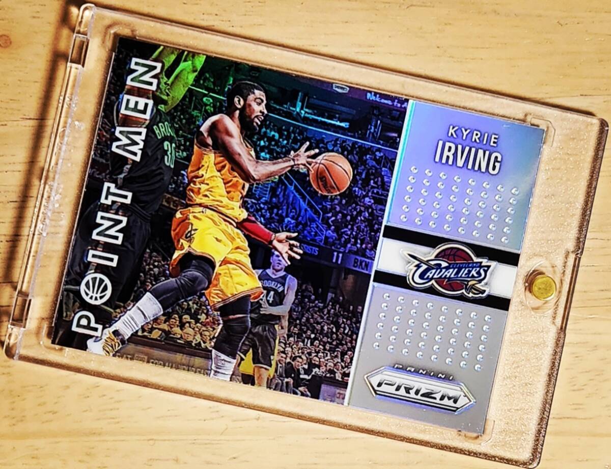 2015 -16 Panini Prizm Silver KYRIE IRVING / カイリー アービング Point Men Refractor Holo_画像5