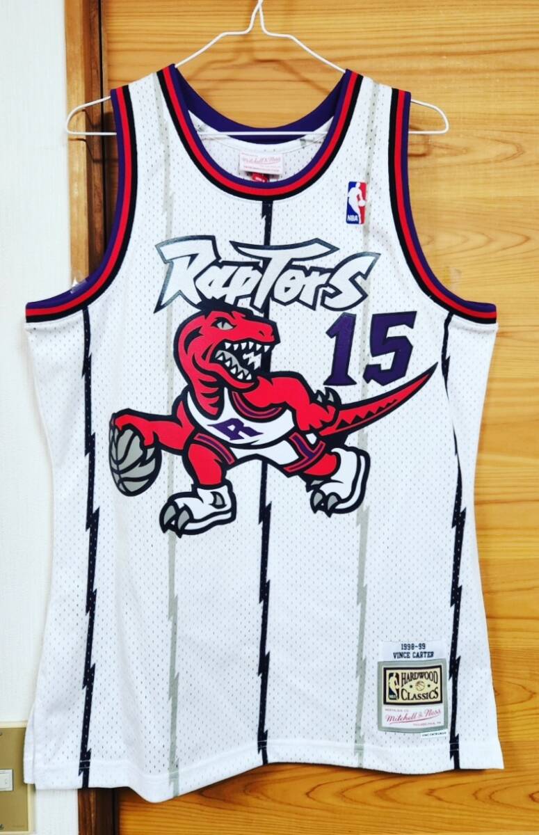 1998 -99 Mitchell & Ness VINCE CARTER HWC Swingman Toronto Raptors Jersey Size (M) / ビンス カーター 横浜ビブレ アパレルストア購入_画像1