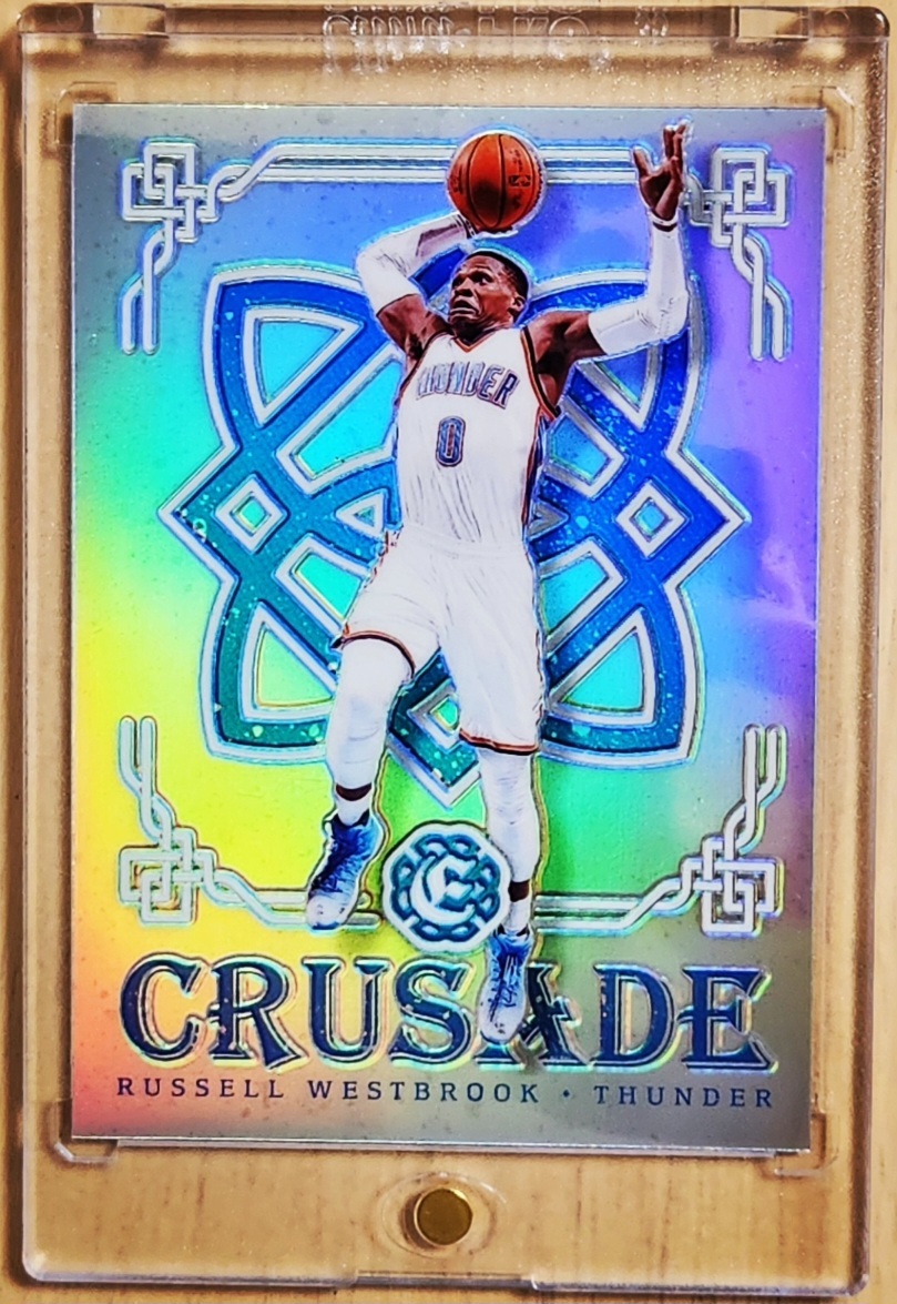 2016 -17 Panini Crusade Prizm Silver RUSSELL WESTBROOK / ラッセル ウエストブルック Refractor Holo_画像1