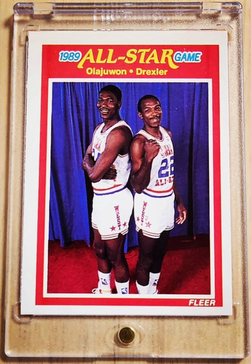 1989 -99 Fleer All-Star Game HAKEEM OLAJUWON & CLYDE DREXLER #164 / ハキーム オラジュワン & クライド ドレクスラー_画像4