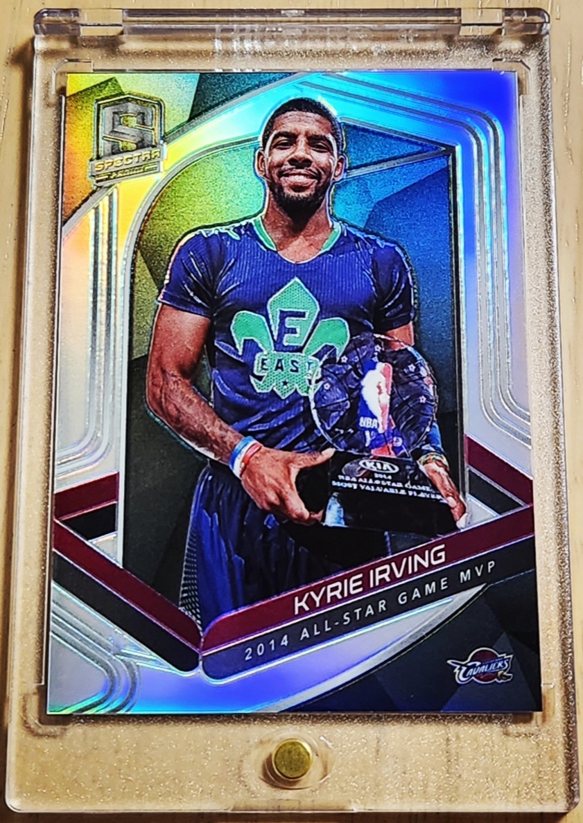 2019 -20 Panini Spectra Prizm Silver All-Star MVP KYRIE IRVING / カイリー アービング Refractor Holo_画像4