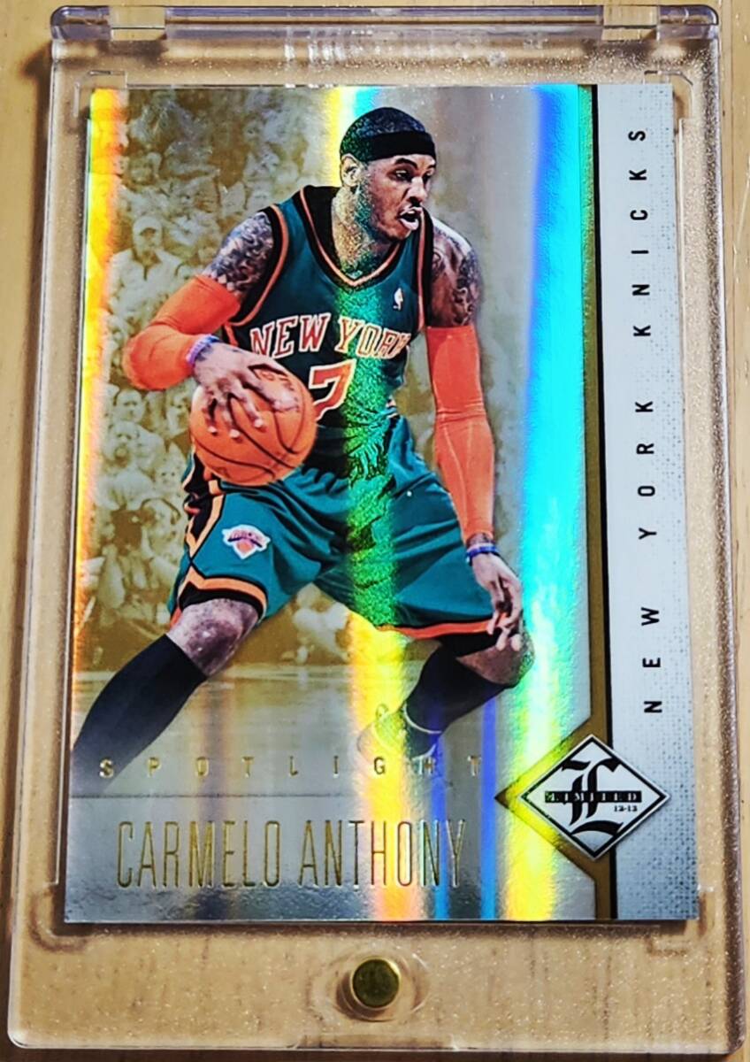 25枚限定 2012 -13 Panini Limited Spotlight Gold CARMELO ANTHONY ( /25) / カーメロ アンソニー Refractor Holo_画像1