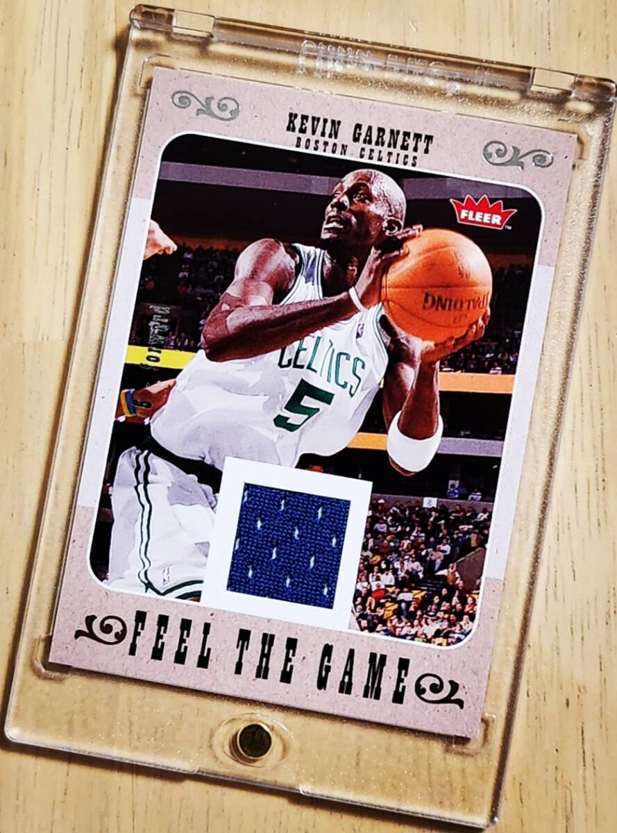 2007 -08 Fleer Feel The Game KEVIN GARNETT Jersey / ケビン ガーネット _画像5