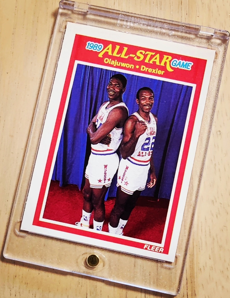 1989 -99 Fleer All-Star Game HAKEEM OLAJUWON & CLYDE DREXLER #164 / ハキーム オラジュワン & クライド ドレクスラー_画像5
