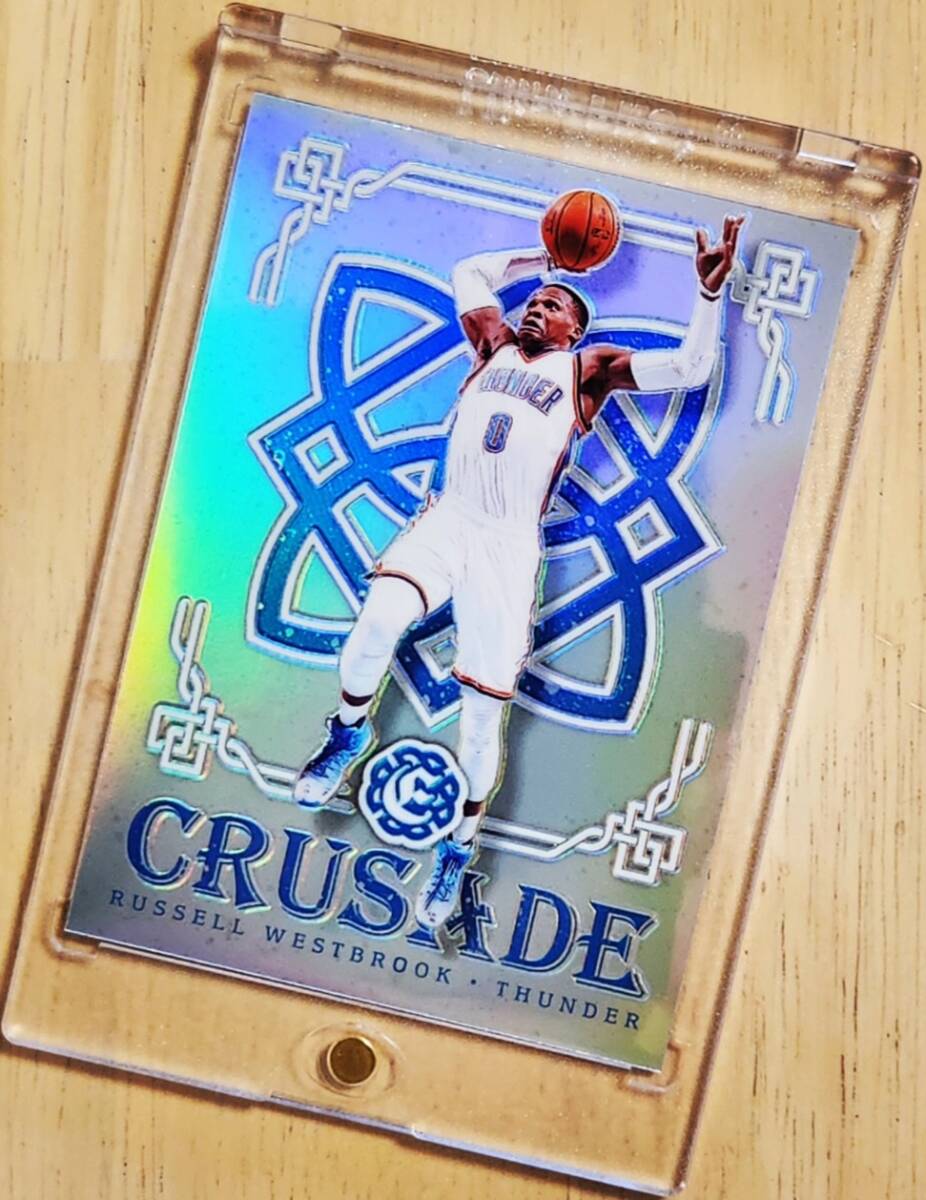 2016 -17 Panini Crusade Prizm Silver RUSSELL WESTBROOK / ラッセル ウエストブルック Refractor Holo_画像5