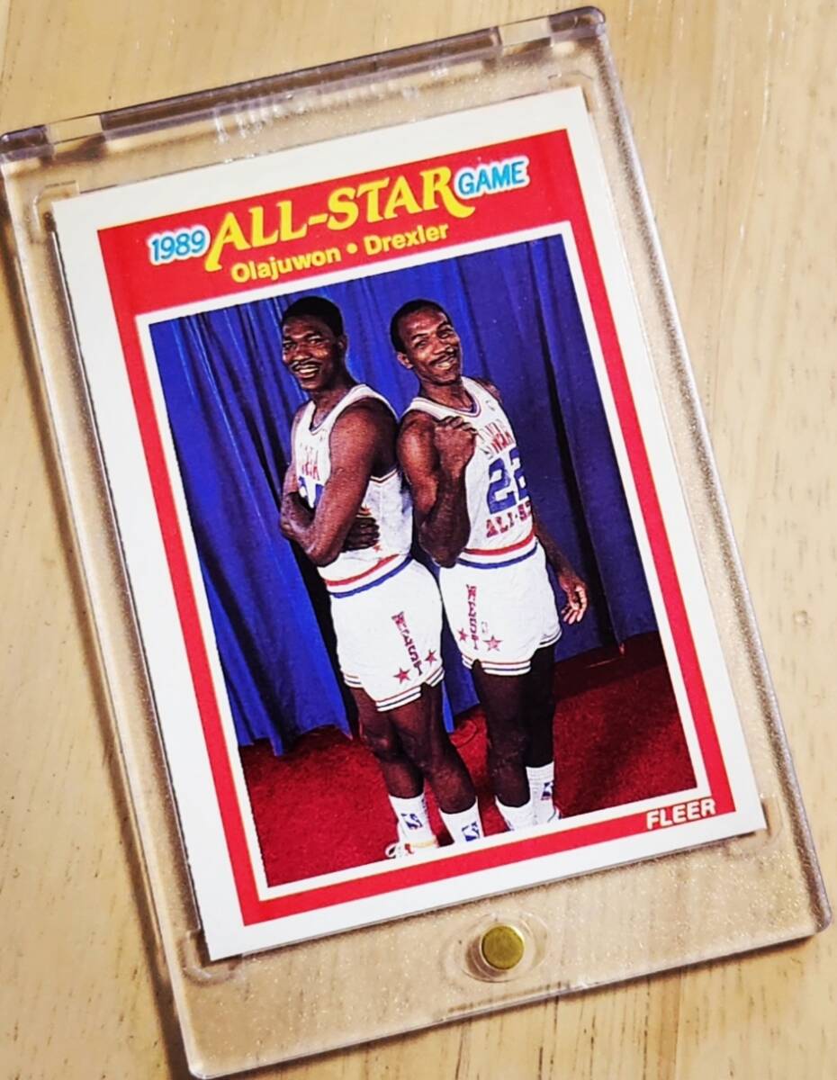 1989 -99 Fleer All-Star Game HAKEEM OLAJUWON & CLYDE DREXLER #164 / ハキーム オラジュワン & クライド ドレクスラー_画像2