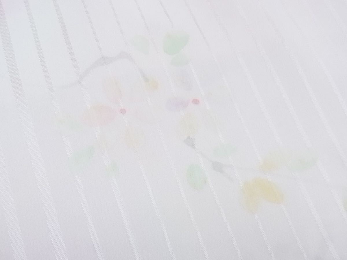 きもの桜花■長襦袢　反物　着尺　花の調べ　暈し染　正絹■a043_画像3