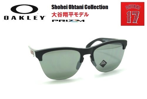 [1 иен ~]* большой . sho flat игрок sig природа *OAKLEY*FROGSKINS LITE Shohei Ohtani Collection PRIZM BLACK *OO9374-3863* солнцезащитные очки 