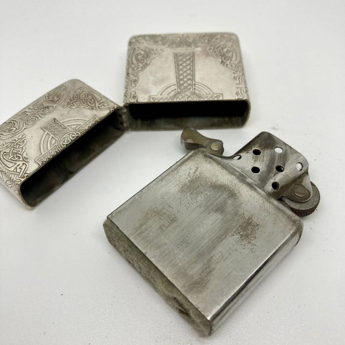 ケルティックデザインSA アーマーケース ZIPPO 2006年製/ケルト_画像6