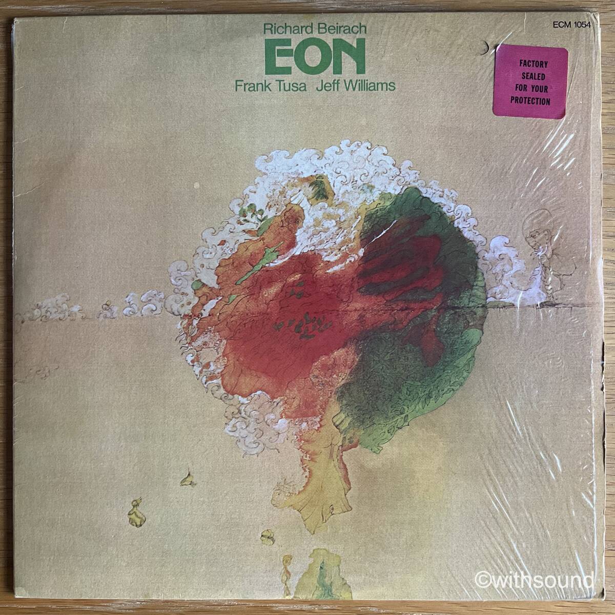 シュリンク付き RICHARD BEIRACH Eon US LP IN SHRINK 1975 ECM ECM 1054_画像1