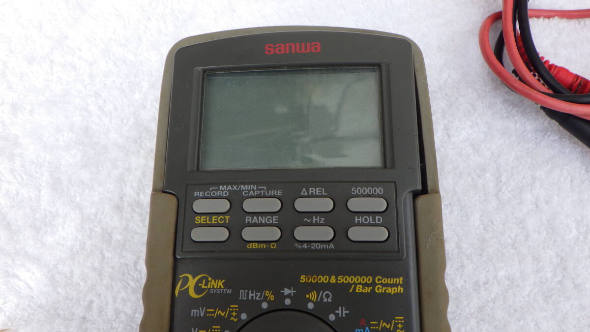 ★sanwa サンワ デジタルマルチメーター PC5000 電気測定器 K325A_画像5