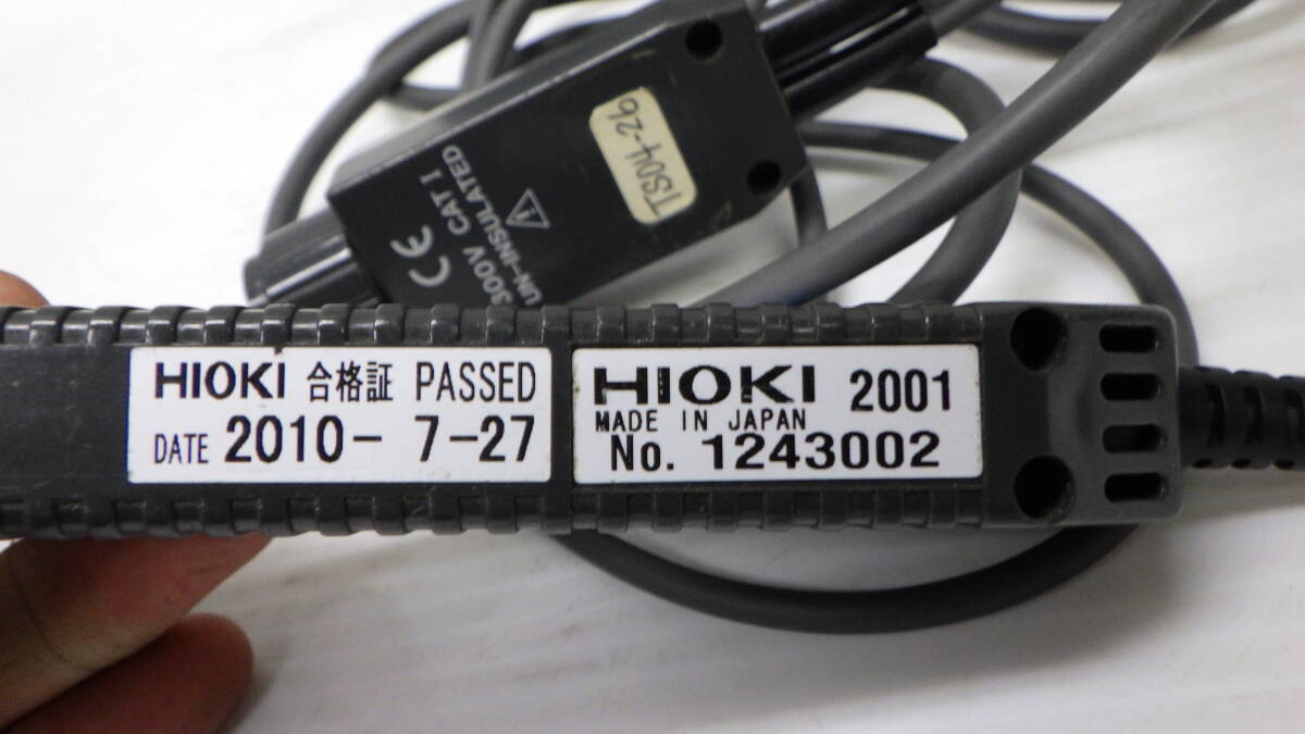★HIOKI 3273 CLAMP ON PROBE クランプオンプローブ　K326B_画像7