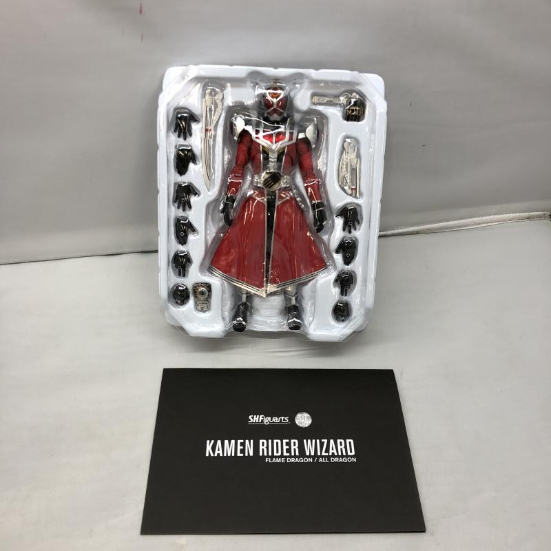 【中古】バンダイ S.H.Figuarts 真骨彫製法 仮面ライダーウィザード フレイムドラゴン／オールドラゴン 開封品[249112013994]_画像4