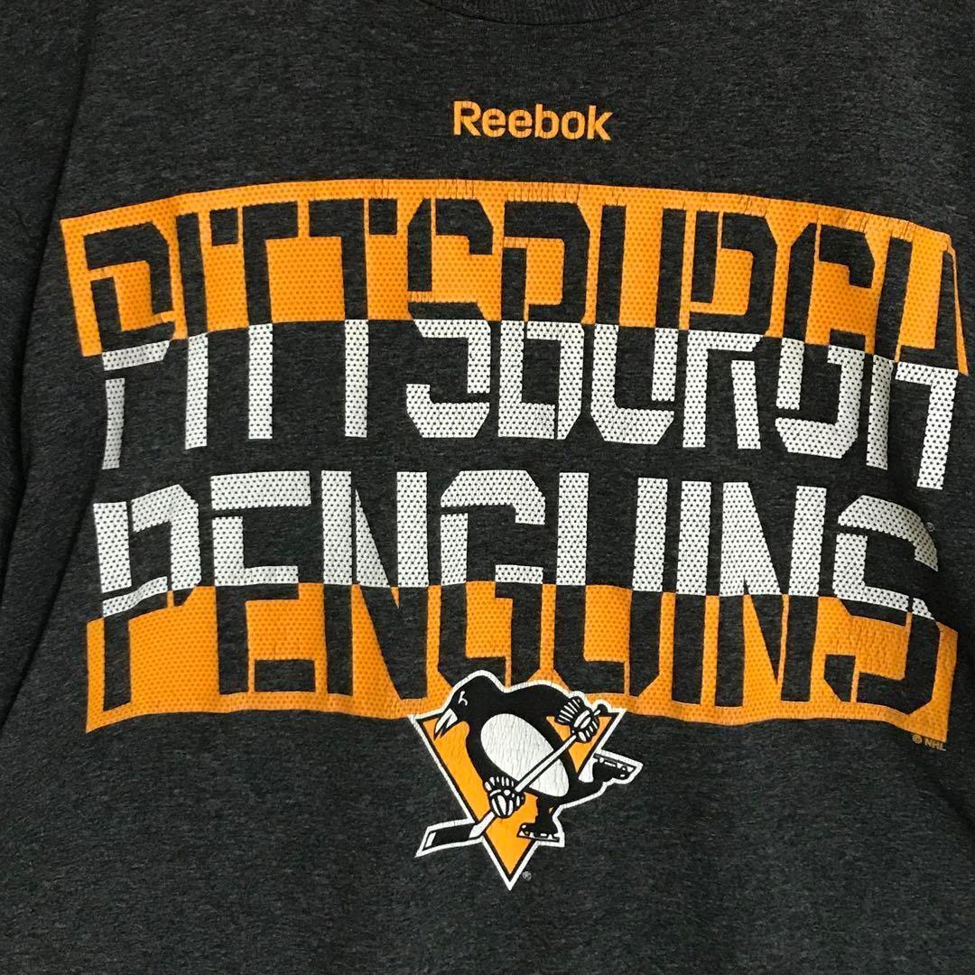 【リーボック】ＮＨＬ　ピッツバーグ・ペンギンズ　チームTシャツ　C157_画像8