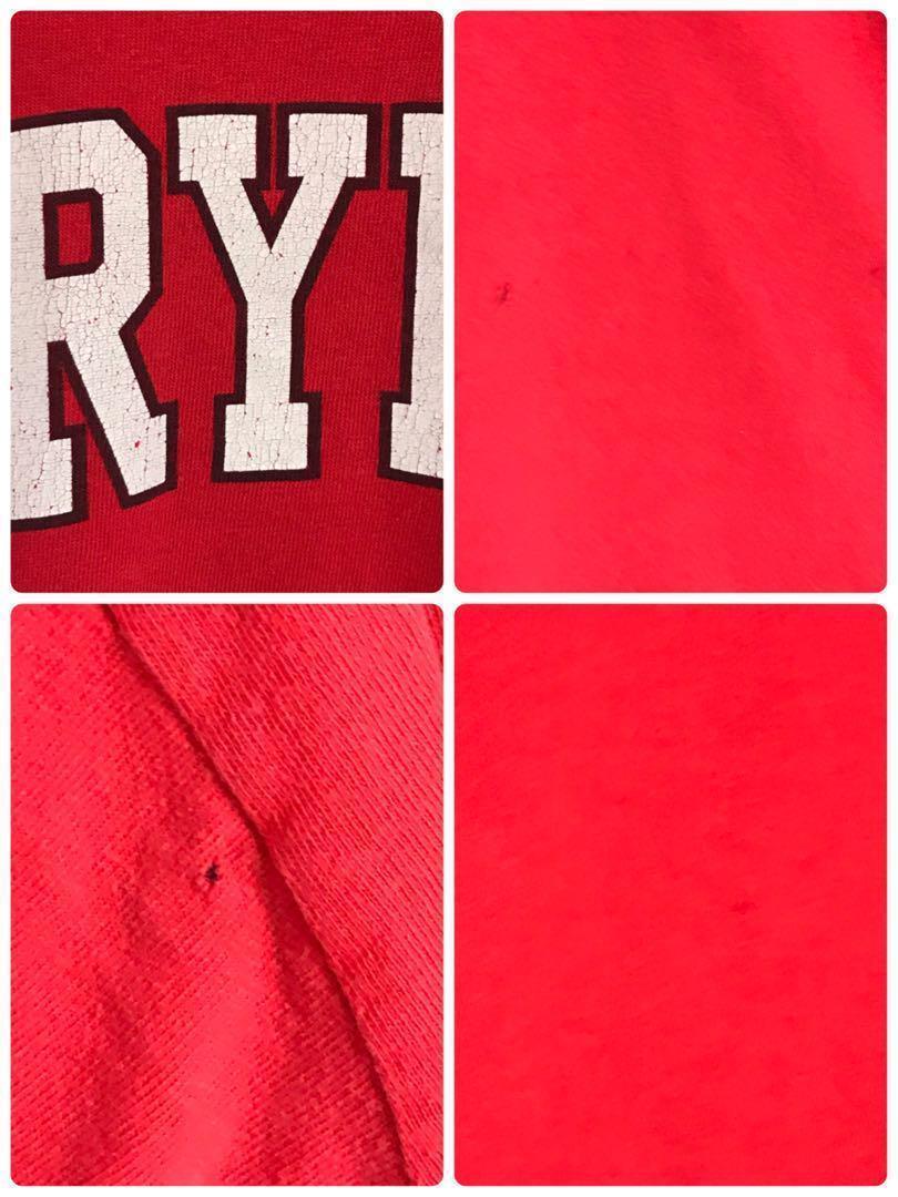 【人気定番】ナイキ　メリーランドロゴ入りTシャツ　赤　E578_画像10
