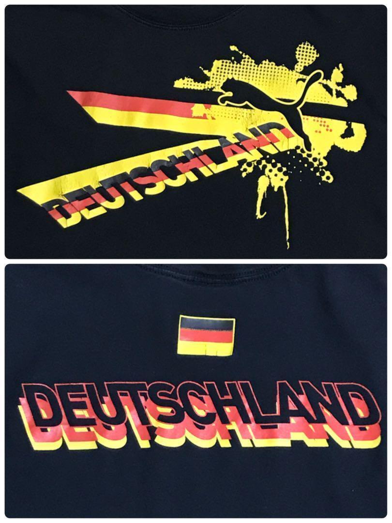 【入手困難】プーマ　ロゴ入りドイツTシャツ　国旗　K393_画像8