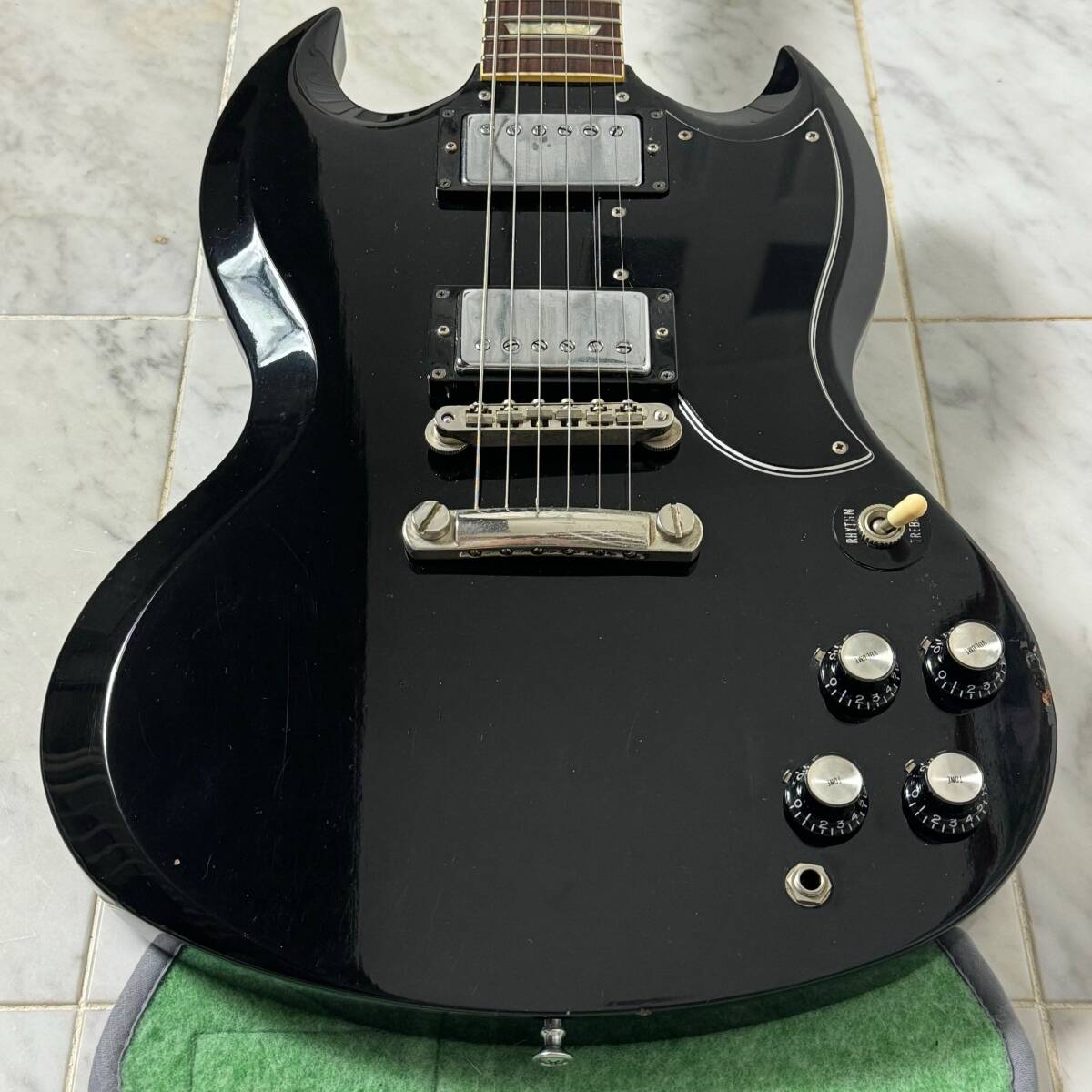 希少 Orville by Gibson SG STANDARD 1989年製 日本製 スモールピックガード オービル by ギブソン の画像5