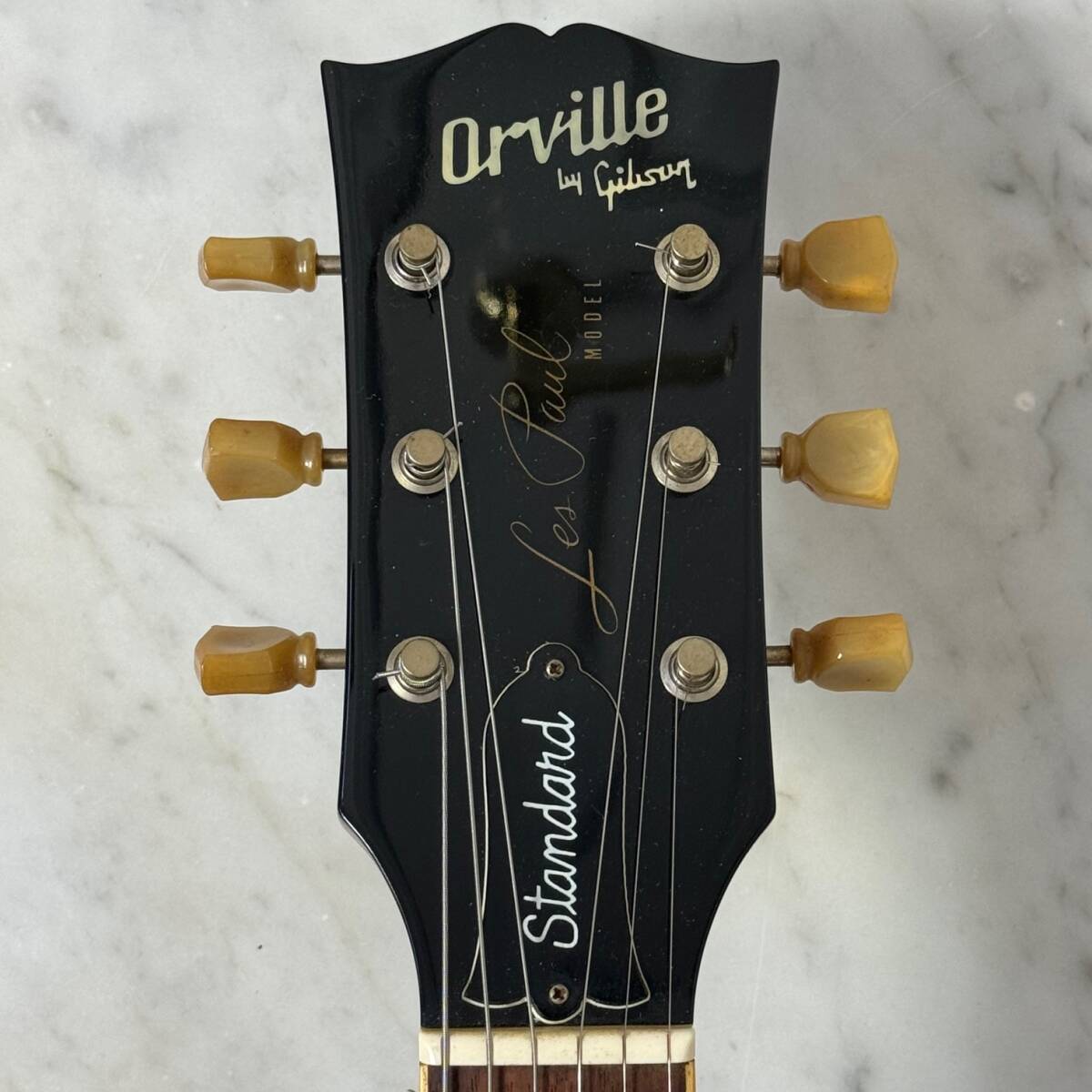 上位モデル 無垢 Orville by Gibson Les Paul Standard 1992年 ディープジョイント Gibson 刻印 PAF オービル by ギブソンの画像3