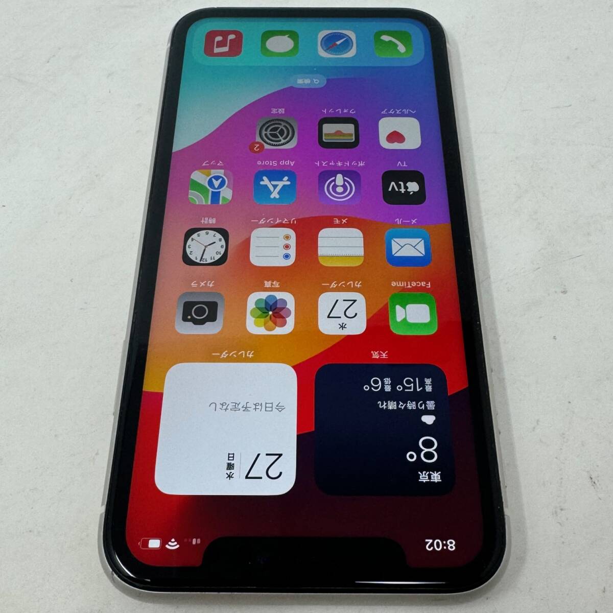 SIMフリー iPhone 11 64GB MWLU2J/A ホワイト 判定○ SIMロック解除済 Apple アップル_画像4