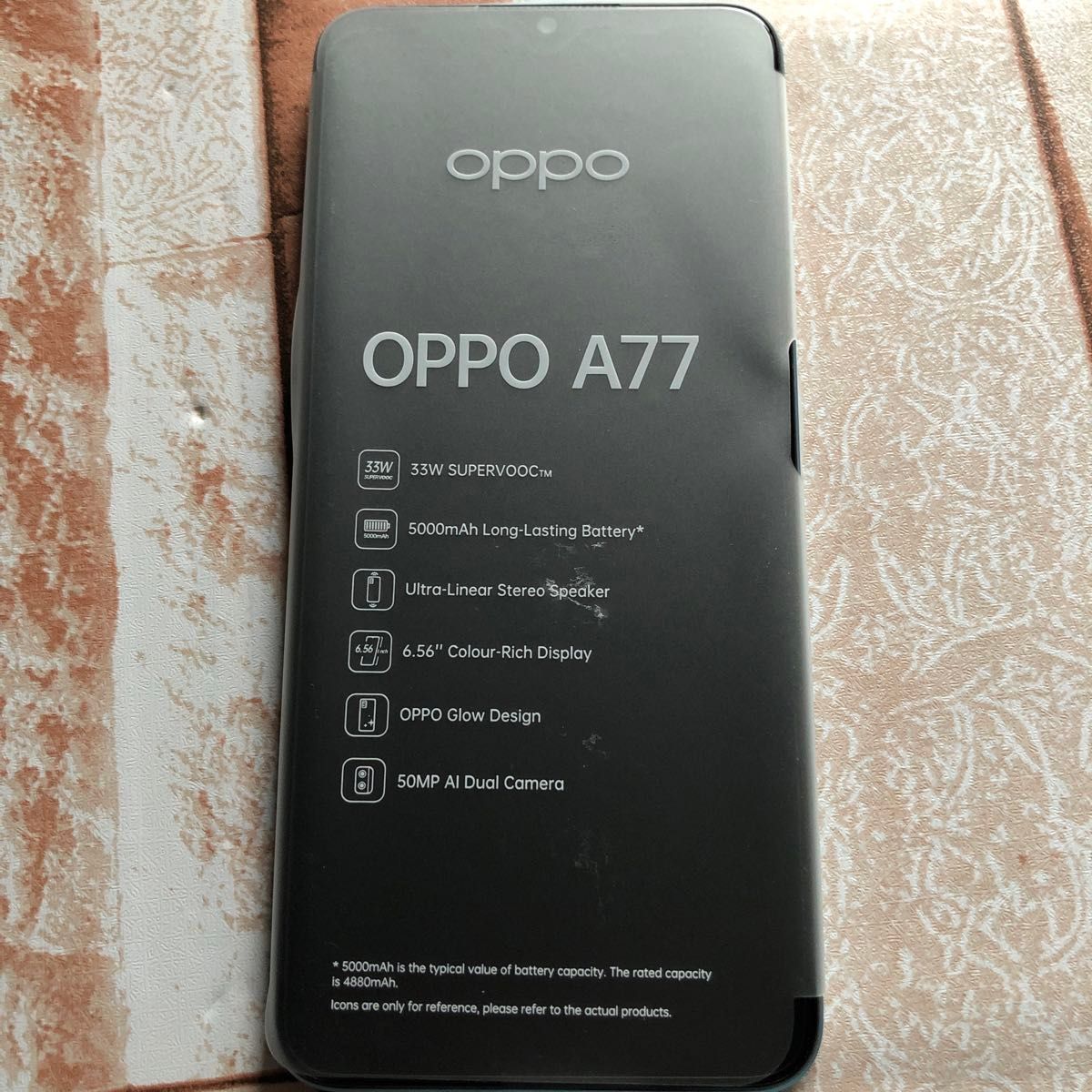 OPPO A77  ブルー SIMフリー デュアルSIM オッポ 新品 残債なし