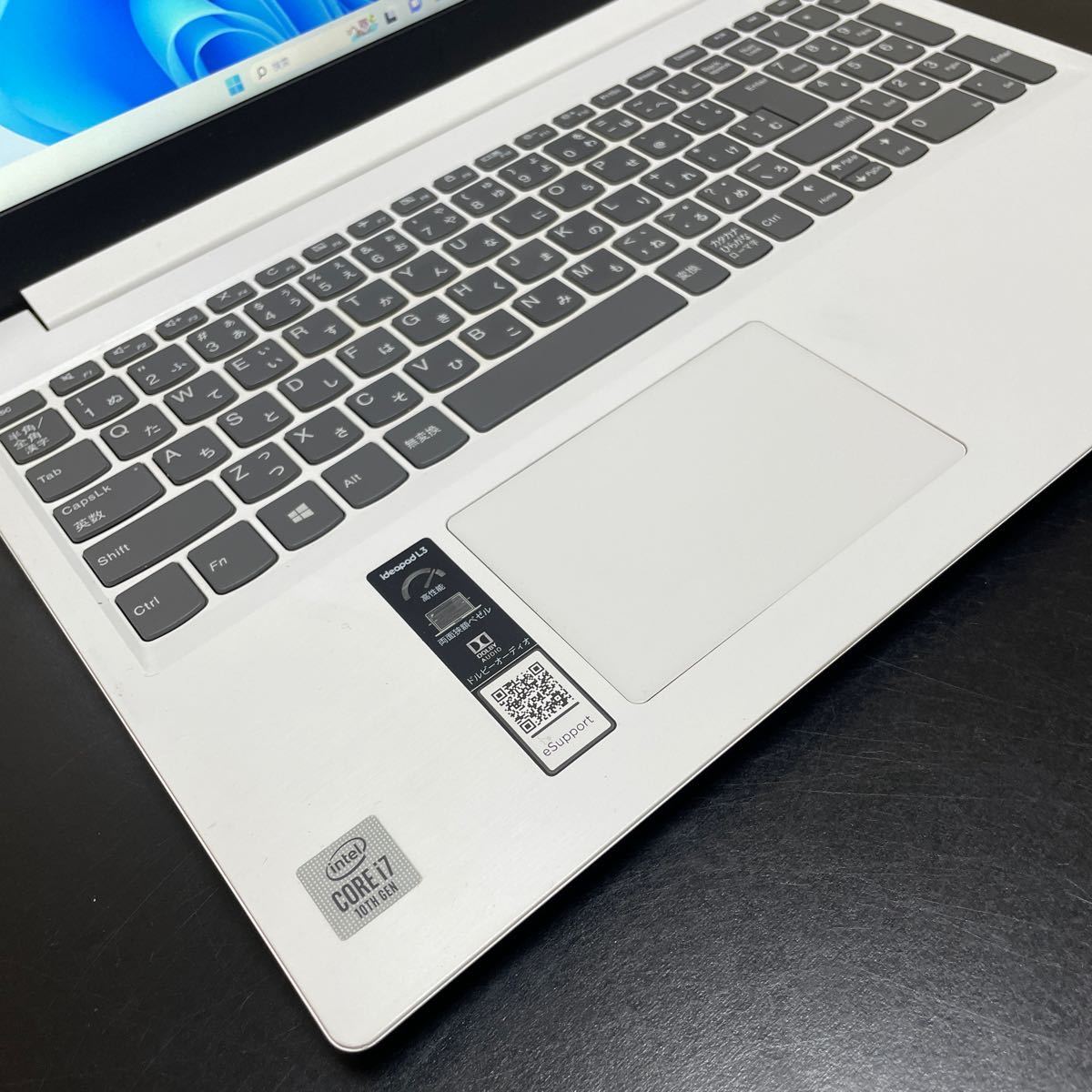 ★第10世代i7&新品SSD2TB★ Lenovo ideapad L3-15IML05 Core i7-10510U 2.3GHz メモリ12GB 15.6インチ Win11 HDMI カメラ Office2021⑬の画像2