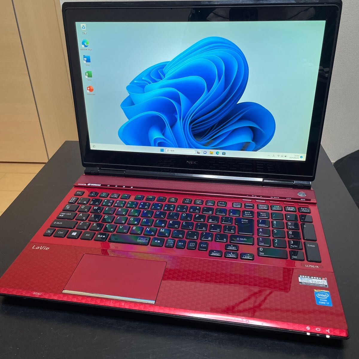 [* touch panel + strongest i7+ memory 16GB+ new goods SSD1TB+HDD1TB] NEC Lavie LL750/R core i7-4700MQ/Win11/office2021/Blu-Ray/ battery new goods!②